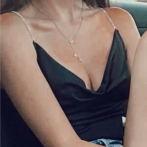 Divided Black Bodysuit